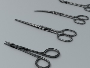 scissors steel 3D Model