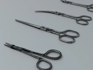 scissors steel 3D Model