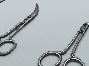 scissors steel 3D Model