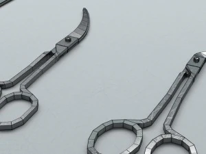 scissors steel 3D Model