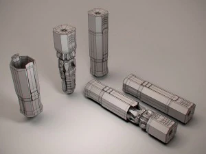 energy core and case 3D Model