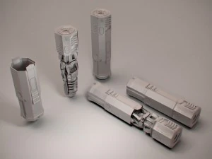 energy core and case 3D Model