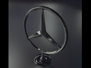 mercedes logo Modelo 3D