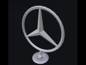 mercedes logo Modelo 3D