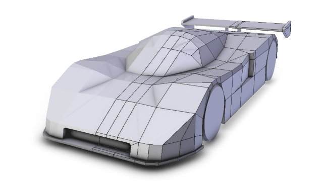 mazda 787b - lowpoly 3D Модель .c4d .max .obj .3ds .fbx .stl .blend 