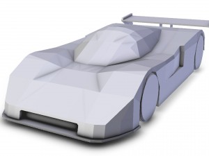 mazda 787b - lowpoly 3D Модель