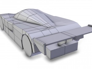 mazda 787b - lowpoly 3D Модель