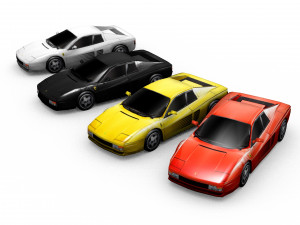testarossa - lowpoly model 3D 模型