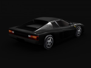 testarossa - lowpoly model 3D 模型