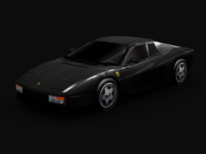 testarossa - lowpoly model 3D 模型