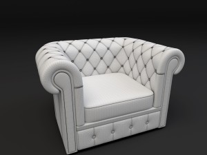 classic sofa armchair 3D Model
