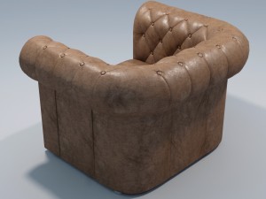 classic sofa armchair 3D Model