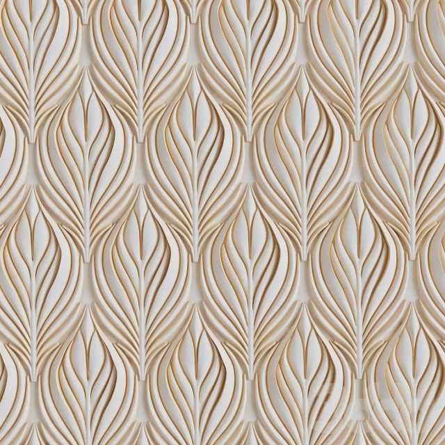 3d decorative panel 3D Model .c4d .max .obj .3ds .fbx .stl .blend 