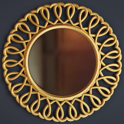 classic mirrror 2 3D Model .c4d .max .obj .3ds .fbx .stl .blend 