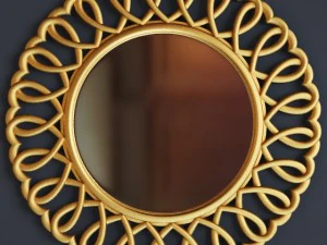 klasyczne lustro 2 Model 3D