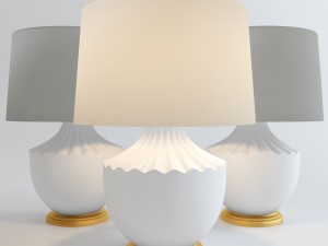 mid century modern table lamp 3Dモデル