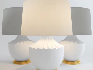 mid century modern table lamp 3D Model