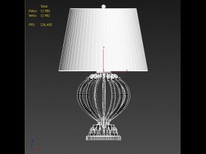 quillen table lamp Model 3D