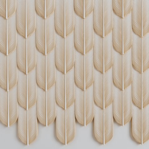 decorativ wall panel 3D 模型 .c4d .max .obj .3ds .fbx .stl .blend 