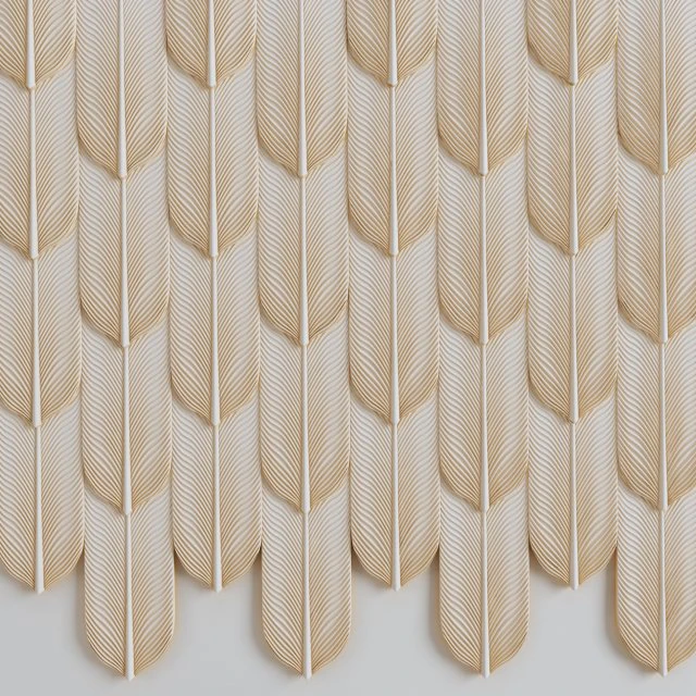 decorativ wall panel 3D Model .c4d .max .obj .3ds .fbx .stl .blend