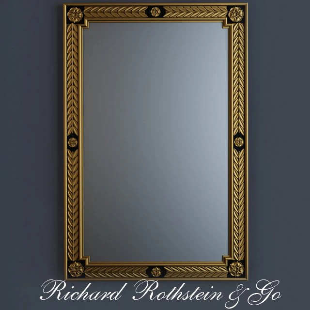 richard rothstein black and gold neoclassical 3D Model .c4d .max .obj .3ds .fbx .stl .blend 