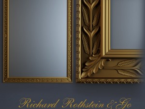 simple american wall mirror richard rothstein 2 Modèle 3D