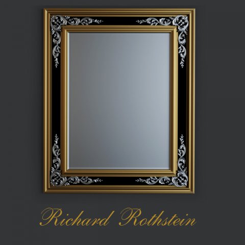 engraved mirror with antiqued glass 3Dモデル .c4d .max .obj .3ds .fbx .stl .blend 