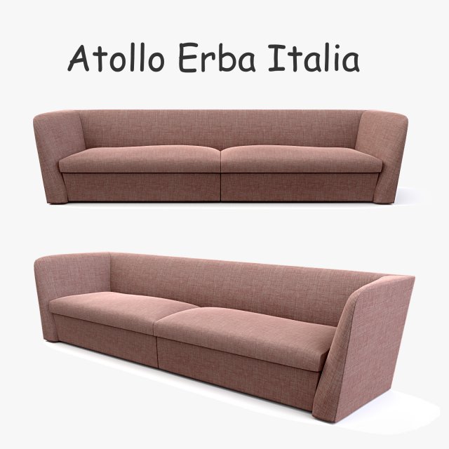 atollo erba italia 3D 模型 .c4d .max .obj .3ds .fbx .stl .blend 
