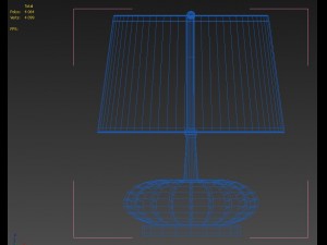mid century modern table lamp free 3Dモデル
