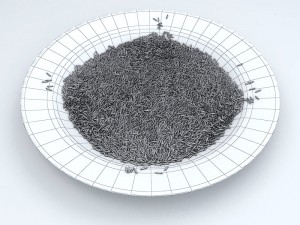 dish rice 3D Модель