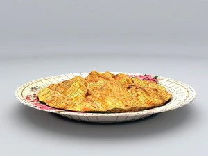thai omelet 3D Model