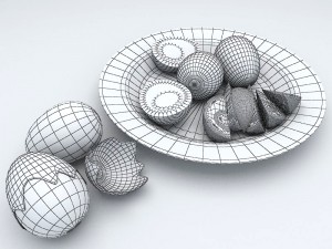 boiled egg Model 3D