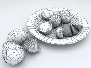 boiled egg 3D Model