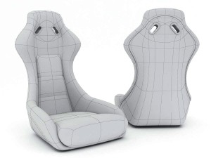 recaro car seat 3D Модель