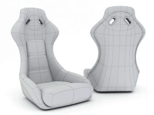 recaro car seat 3D Model