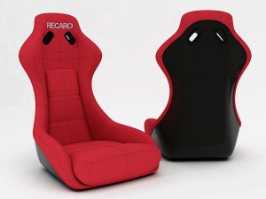 recaro car seat 3D Модель