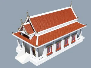 thai temple 3D Model