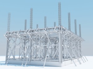 structure house 3D-Modell