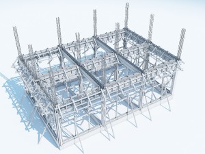 structure house 3D-Modell