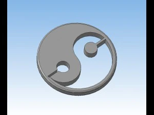 因一月 3D 打印模型