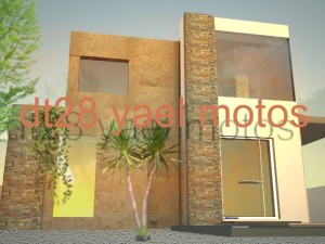 exterior hermoso dos plantas Modello 3D
