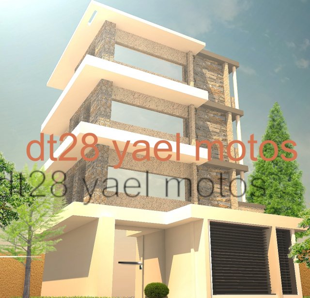 tres pisos edificio 3Dモデル .c4d .max .obj .3ds .fbx .stl .blend 