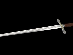 miecz runiczny Model 3D