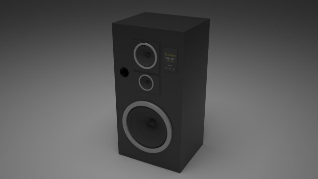 sound system Modello 3D .c4d .max .obj .3ds .fbx .stl .blend 