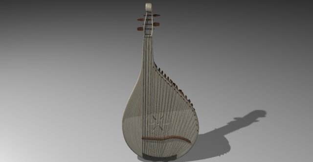 bandura 3D Model .c4d .max .obj .3ds .fbx .stl .blend 