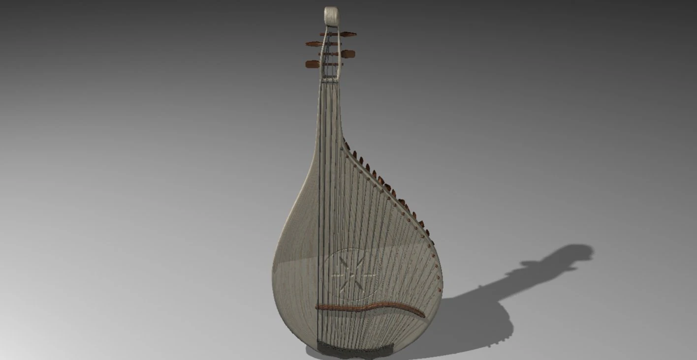 bandura 3D Model .c4d .max .obj .3ds .fbx .stl .blend