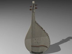 バンドゥーラ 3Dモデル