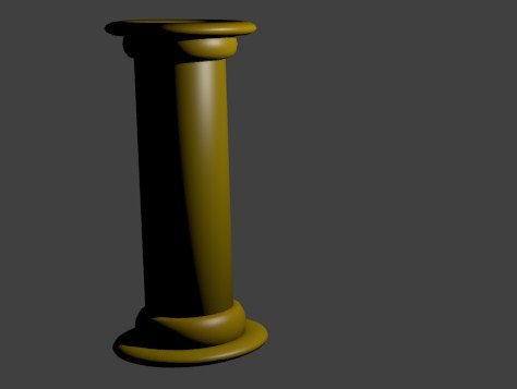column 3D Model .c4d .max .obj .3ds .fbx .stl .blend 