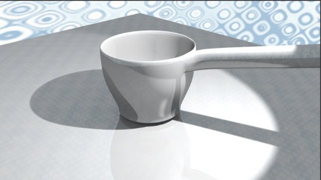 ladle 3D Модель .c4d .max .obj .3ds .fbx .stl .blend 