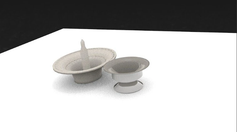 fantan and vase 3D Model .c4d .max .obj .3ds .fbx .stl .blend 